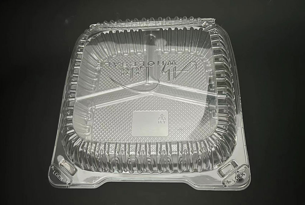 Big three grid cake box