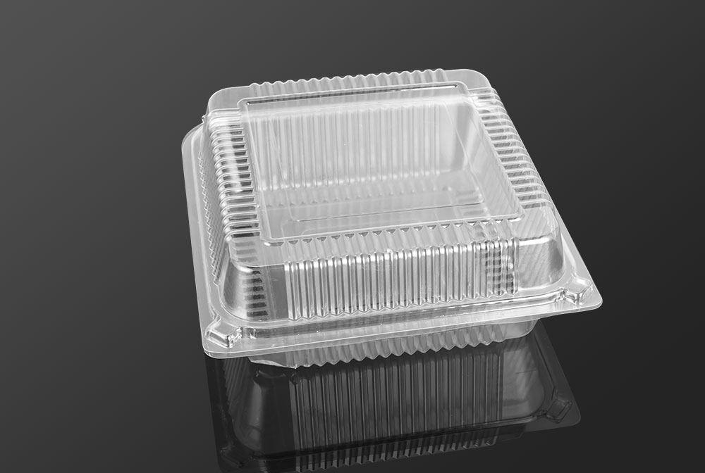 Square clamshell